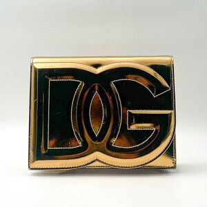 Dolce & Gabbana Mirrored Leather Crossbody Bag